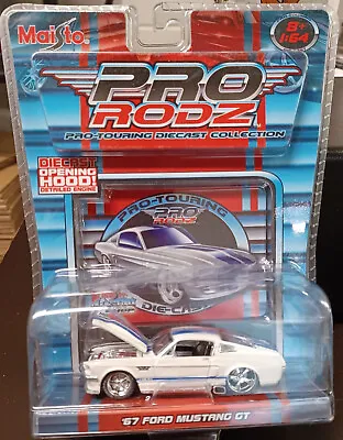 Maisto ’67 FORD MUSTANG GT~ 2008 Pro RoDz~1:64 New! Sealed! ***REAL RIDERS*** • $14.99