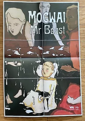 Mogwai Mr. Beast Matador Records 2006 Promo Poster EXCELLENT+ CONDITION! • $24.99