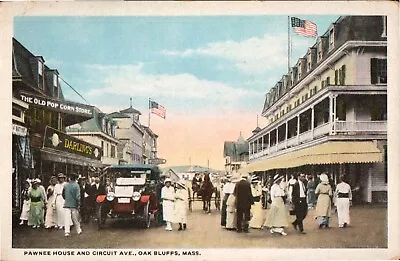 Postcard Pawnee House In Circuit Ave. Oak Bluffs Massachusetts • $8.09