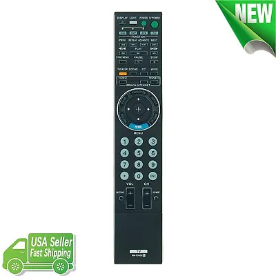 RM-YD029 Replaced Remote For Sony TV KDL-52Z5100 KDL-46XBR10 KDL40XBR9 KDL52XBR9 • $15.99