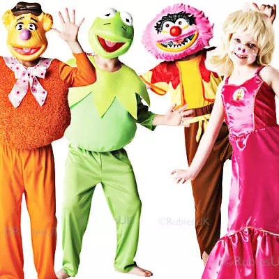 The Muppets Kids Fancy Dress TV Character Puppets Boys Girls Book Day Costumes • £17.99