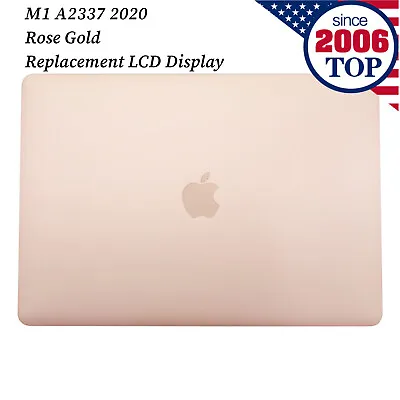 $272.65 • Buy NEW Rose Gold LCD Screen Display Full Assembly For MacBook Air 13  M1 A2337 2020