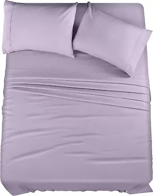 Queen Bed Sheets Set - 4 Piece Bedding - Brushed Microfiber - Shrinkage And Fade • $29.95