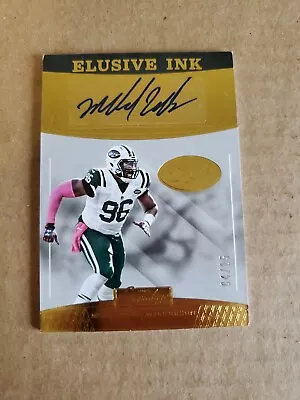 2016 Donruss Signature Series Elusive Ink Muhammad Wilkerson Gold Auto /15 Jets  • $9.99