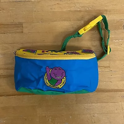 1992 Vintage Barney And Baby Bop Kids Adjustable Fanny Pack Lyons Group Rare • $40