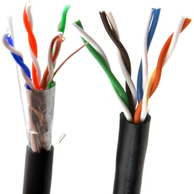 £29.86 • Buy External Outdoor Cat5E FULL COPPER Network Ethernet Cable FTP/UTP Reel Lot Cat5