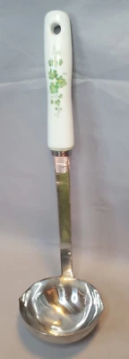 $10.95 • Buy Corelle Coordinates Callaway Ivy Soup Ladle Ceramic Handle Vintage