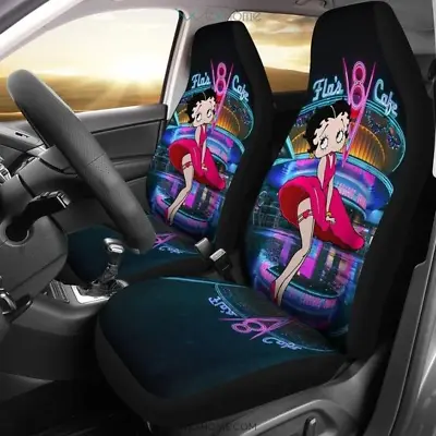 $54.99 • Buy Betty Boop Dancing Car Seat Covers Cartoon Fan Gift Car Seat Covers (set Of 2)