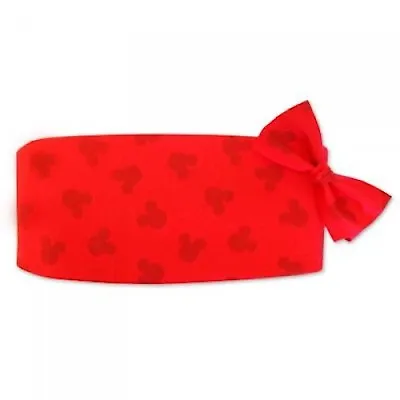 Red Mickey Mouse Silhouette Cummerbund And Bow Tie Set • $85.50
