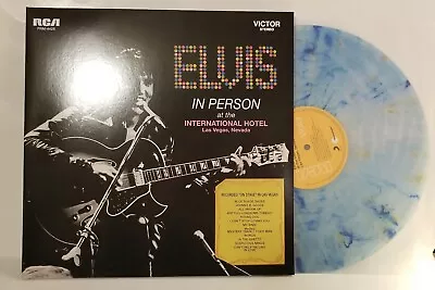 Elvis Presley In Person At The Intern.. Hotel Friday Music 180Gram Blue/Gold • $125