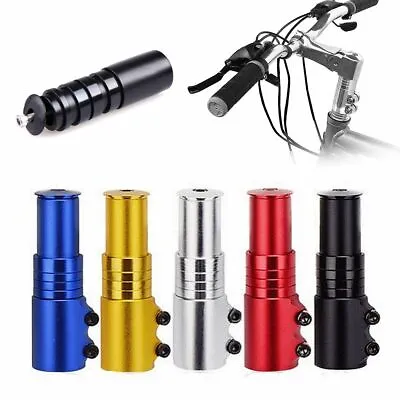 Mountain Bike Handlebar Extender Front Fork Stem Riser Extension Head Up Adaptor • $9.99