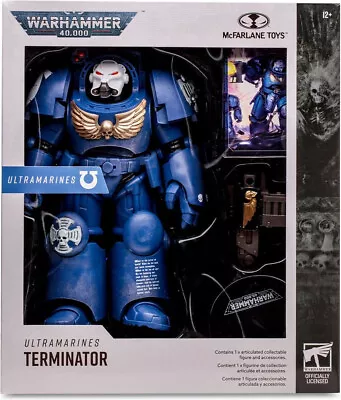 McFarlane - Space Marine Megafig Ultramarine Terminator Warhammer 40K BRAND NEW • £59.95