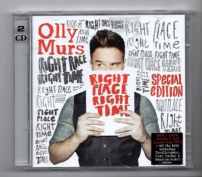 (KC818) Olly Murs Right Place Right Time - 2013 CD + DVD • £2.99