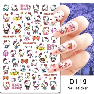 Hello Kitty Sanrio Nail Stickers Decals • $3.15