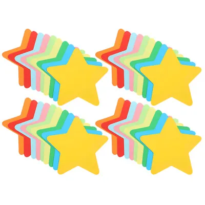 90 Sheets Large Star Cut Outs Cutouts Bulletin Board Paper Cutting Decorations • £13.44
