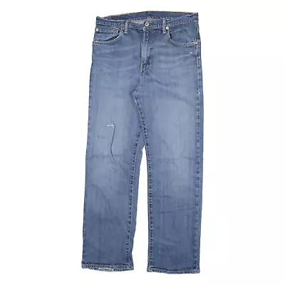 LEVI'S 751 Jeans Mens Blue Regular Straight Denim W33 L30 • £19.99