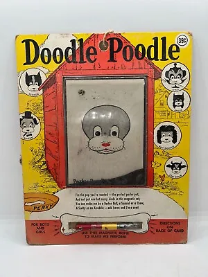 Vintage Magnetic Poodle Doodle Smethport Specialty Toys For Boys And Girls F4 • $14