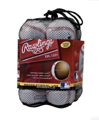 Rawlings | Official League Recreational Use Practice Baseballs | Youth | Bag Of  • $24