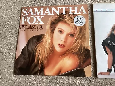 SAM FOX -2 X 12 Inch Vinyl - Touch Me/I Promise You - Special Edition - Gatefold • £5.75