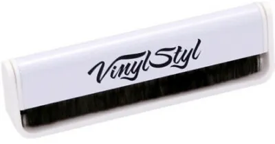 Vinyl Styl® Anti-static Vinyl Record Cleaning Brush - Micro Fiber (White) [New V • $9.99