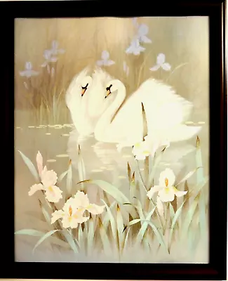 White Swan Picture Framed 16x20 • $64.95