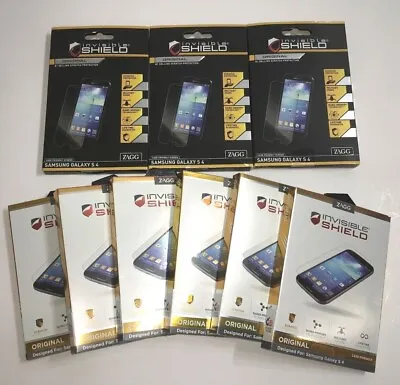 ZAGG Invisible Shield Screen Protector Samsung Galaxy S4 FFSAMGALS4CFS ✅❤️️✅❤️️ • $6.99
