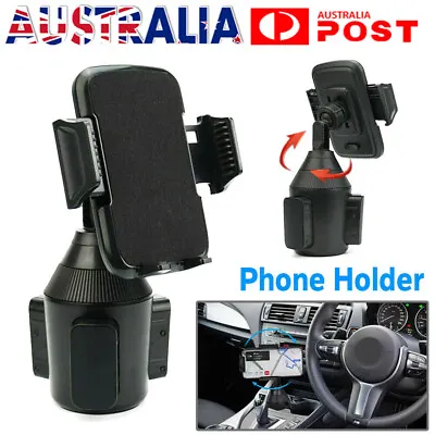 Car Cup Holder Phone Mount Rotating Adjustable Bracket For Mobile Phone GPS • $17.19
