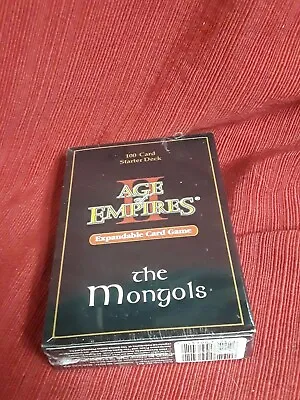 Rare Age Empires 2 II Mongols CCG Tcg Card Game SEALED Theme Starter Deck 2001 • $252.91