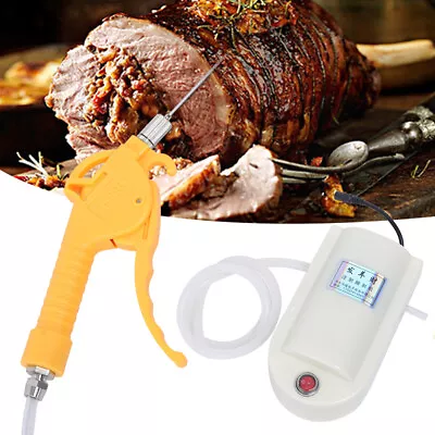 Meat Injector Gun Pump With Hose Stainless Steel Electric Marinade Injector • $71