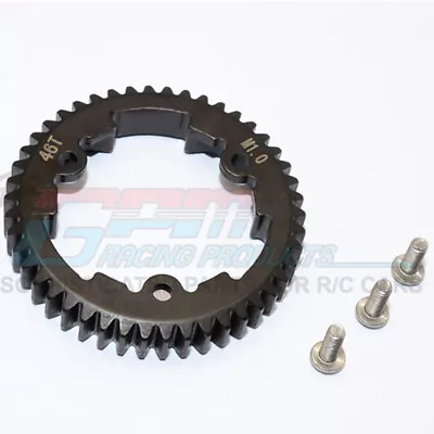 GPM Racing Steel Spur Gear 46T M1.0 - (1Pc) Black : XO-01 • $23.90