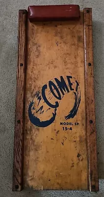 Vintage Wooden Comet Model SP 15-4 Mechanic Creeper All Original • $59.95