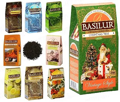 BASILUR Ceylon Pure Black Green Fruits Loose Tea 100g Sri Lanka • $5.99