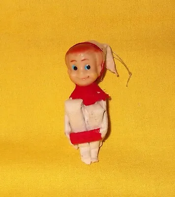 Vintage Japan Christmas Mini Knee Hugger Pixie Elf • $8.99