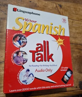 Linguaphone 16 Hour Spanish All Talk 16 CDs CF • £25