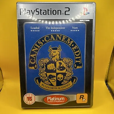 Canis Canem Edit (Bully) (Sony PlayStation 2 2006) PAL Complete • £8.99