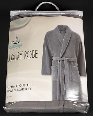 Serenity Home Luxury Robe - Plush Micro-Fleece W/Shawl Collar • $14.99