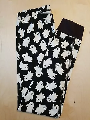 Nwot Hanna Andersson Spooky Smiles Ghost Halloween Pajama Pants Adult Unisex M • $34.99