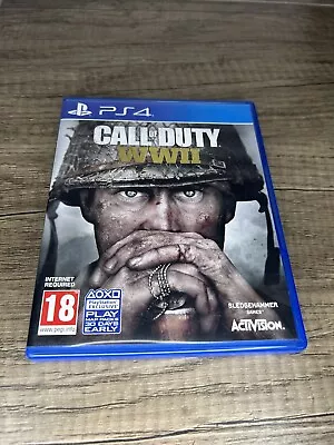 Call Of Duty WWII World War 2 For Sony PlayStation 4 - Video Game 2017 • £5.99