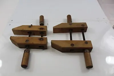 Vintage Hargrave Wood Clamps Set Of 2 - 6  • $26.31