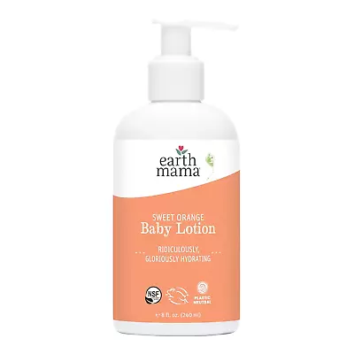 Earth Mama Sweet Orange Baby Lotion | Moisturizing Body Lotion For Dry Skin For • $26.31