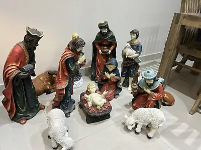 Nativity Set - Indoor / Outdoor (large) • $500