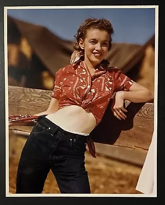 1945 Marilyn Monroe Original Photo Andre Dienes Farm Girl • £321.27