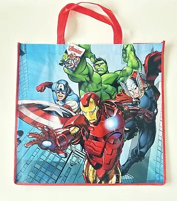 OFFICIAL Marvel Avengers Gift Large Reusable Shopping Tote Bag 19.5 -21 -9  • £7.99