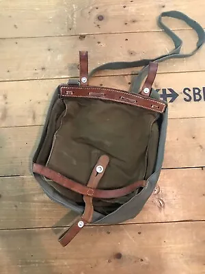 1986 Vintage Swiss Army Military Bread Bag Purse Hunting Fishing • $29