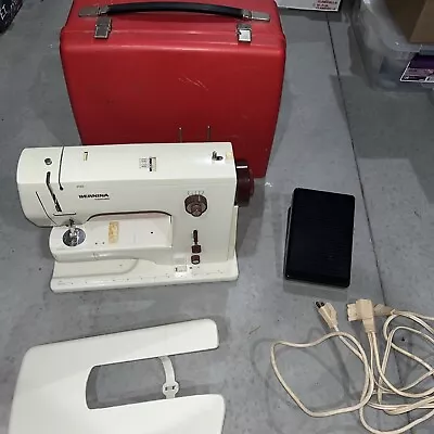 Bernina Minimatic 807 Complete Sewing Machine + Hard Case Foot Control Table • $299.99