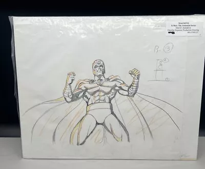 Rare Marvel X-men Magneto Opening Sequence Animation Production Drawing W/ Coa* • $499.99