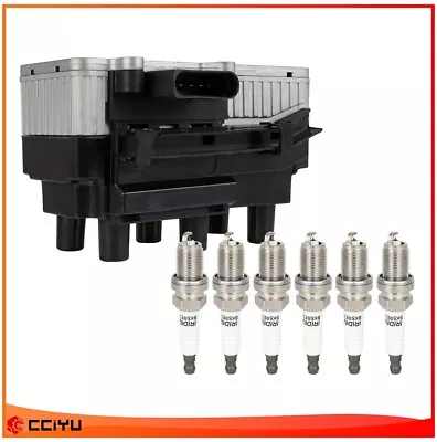 Ignition Coil & Spark Plug For 1999 2000 2001 Volkswagen Golf 2.8L V6 • $74.99