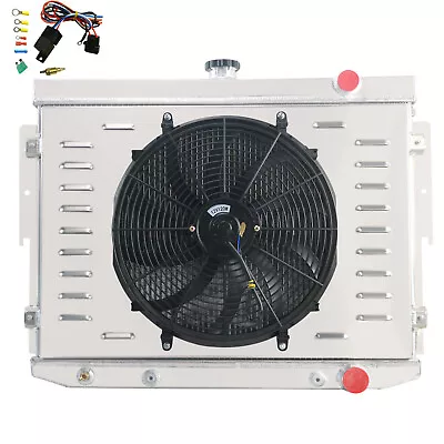 4-Row Radiator Shroud Fan Fits For 1973-1978 Dodge Mopar Plymouth Chrysler / • $299