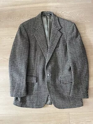 Polo Ralph Lauren Heavy Check Tweed Jacket Blazer Made In USA Ivy 42R • £100