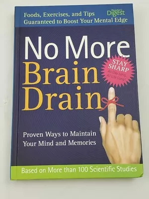 No More Brain Drain: Proven Ways To Maintain Your Mind And Memories  HB • $5.40